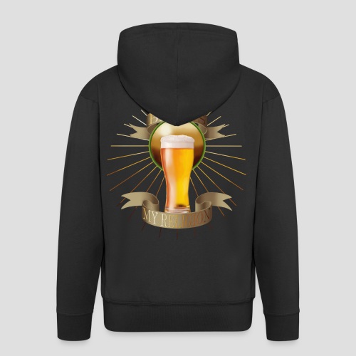 Beer is my religion - Veste à capuche Premium Homme