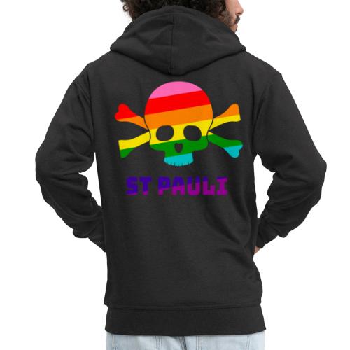 LGBTQ Sankt Pauli - Männer Premium Kapuzenjacke
