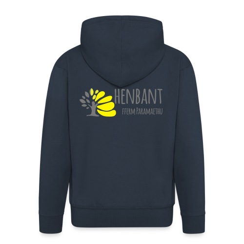 henbant logo - Men's Premium Hooded Jacket