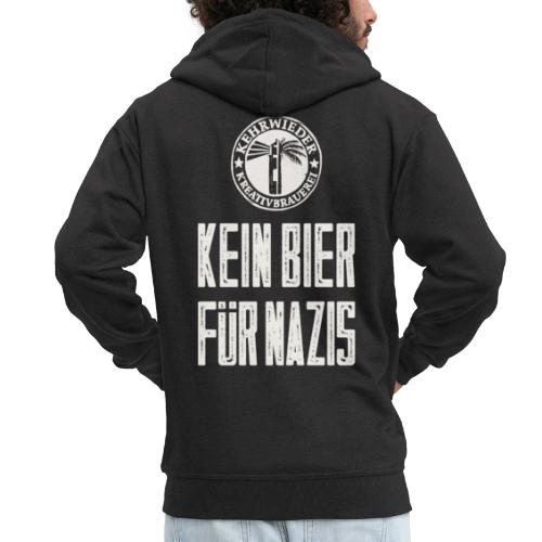 Kein Bier für Nazis - Weiß - Männer Premium Kapuzenjacke