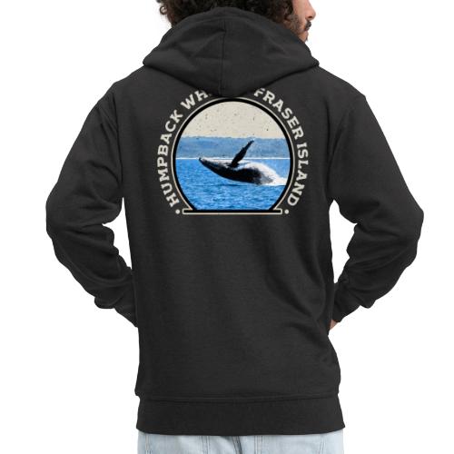 Springender Wal: Humpback Whale - Fraser Island - Männer Premium Kapuzenjacke