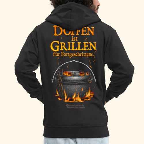 Dopfen ist Grillen | Dutch Oven T-Shirts - Männer Premium Kapuzenjacke
