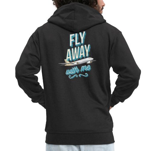 Fly Away With Me - Men's Premium Hooded Jacket