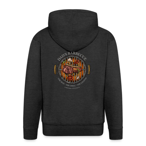 Dad's Barbecue - The man, the grill, the legend - - Männer Premium Kapuzenjacke