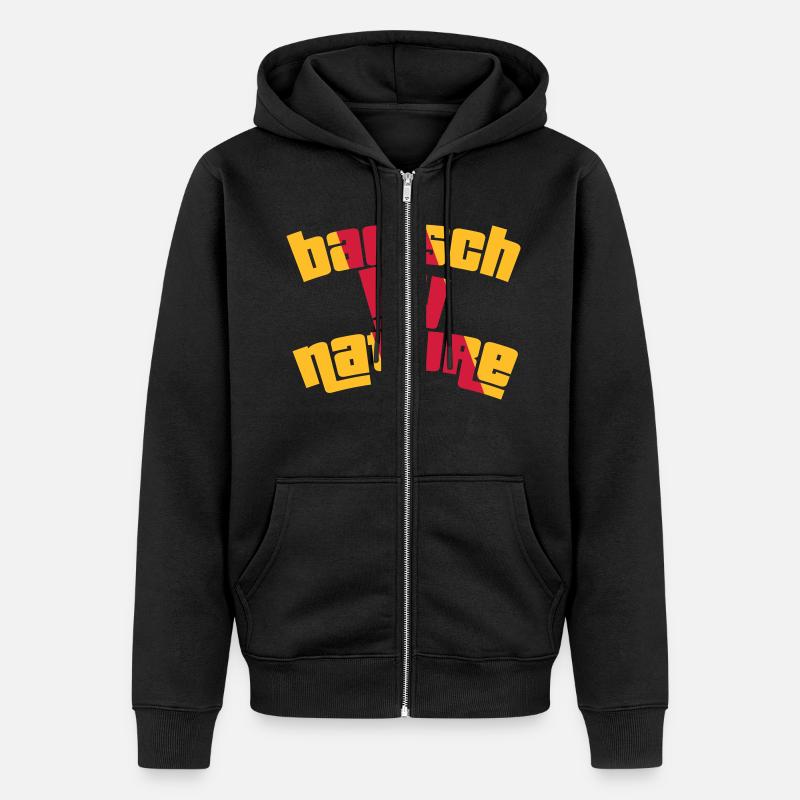 Badisch by nature - Veste à capuche bio Premium Unisexe - noir