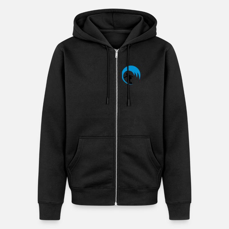 Surfeurs, surfeurs - Veste à capuche bio Premium Unisexe - noir