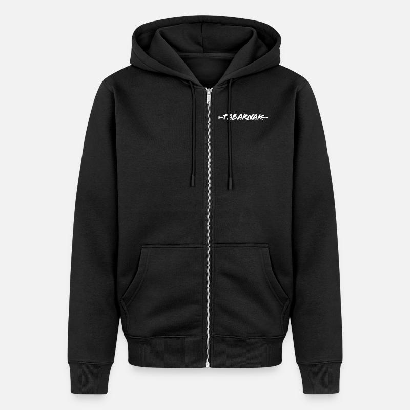 Tabarnak - Célébre expression québécoise - Veste à capuche bio Premium Unisexe - noir