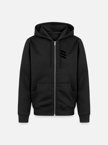 Hauptgerfreiter black - Unisex Premium Organic Zip Hoodie - black