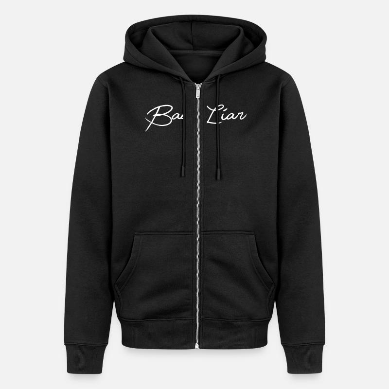 Bad Liar - Unisex Premium Bio Zip Hoodie - Schwarz