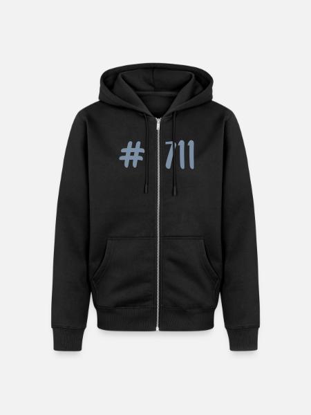 #0711 - Veste à capuche bio Premium Unisexe -