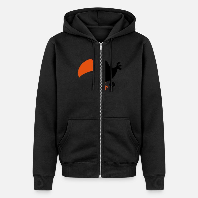 Toucan - Veste à capuche bio Premium Unisexe - noir