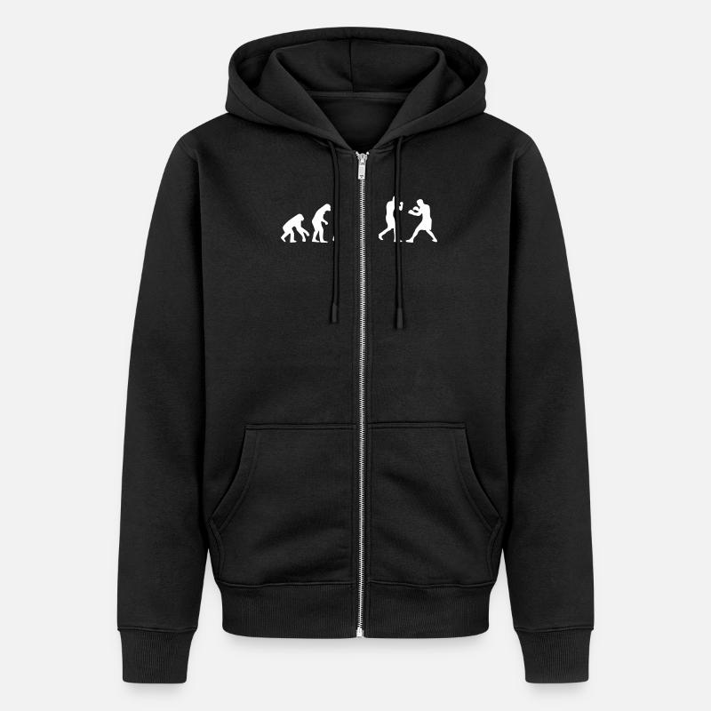 Evolution Boxing - Veste à capuche bio Premium Unisexe - noir