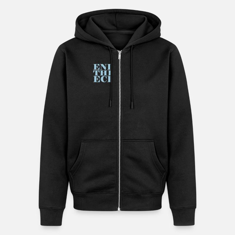 End the ECB - Unisex Premium Bio Zip Hoodie - Schwarz