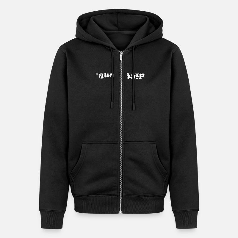be different - Unisex Premium Bio Zip Hoodie - Schwarz