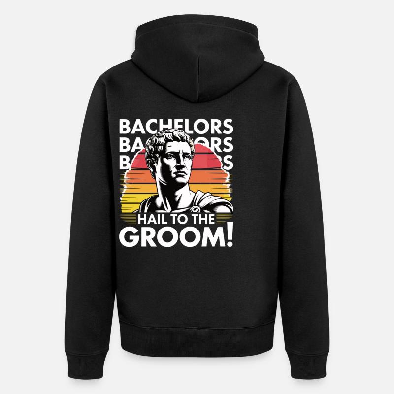 JGA Männer - Unisex Premium Bio Zip Hoodie - Schwarz