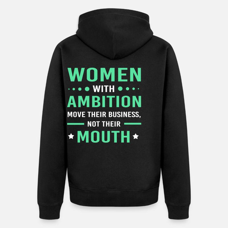 Entrepreneur - Veste à capuche bio Premium Unisexe - noir