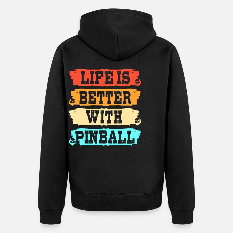 Flipper flipper - Veste à capuche bio Premium Unisexe - noir