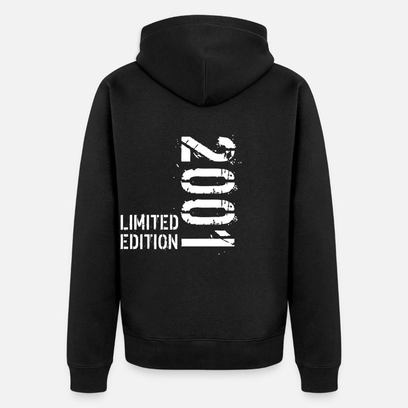 LIMITED EDITION 2001 - Veste à capuche bio Premium Unisexe - noir