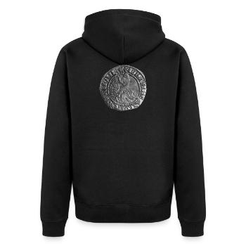chevalier - Veste à capuche bio Premium Unisexe - noir - Dos - Nico (187cm)