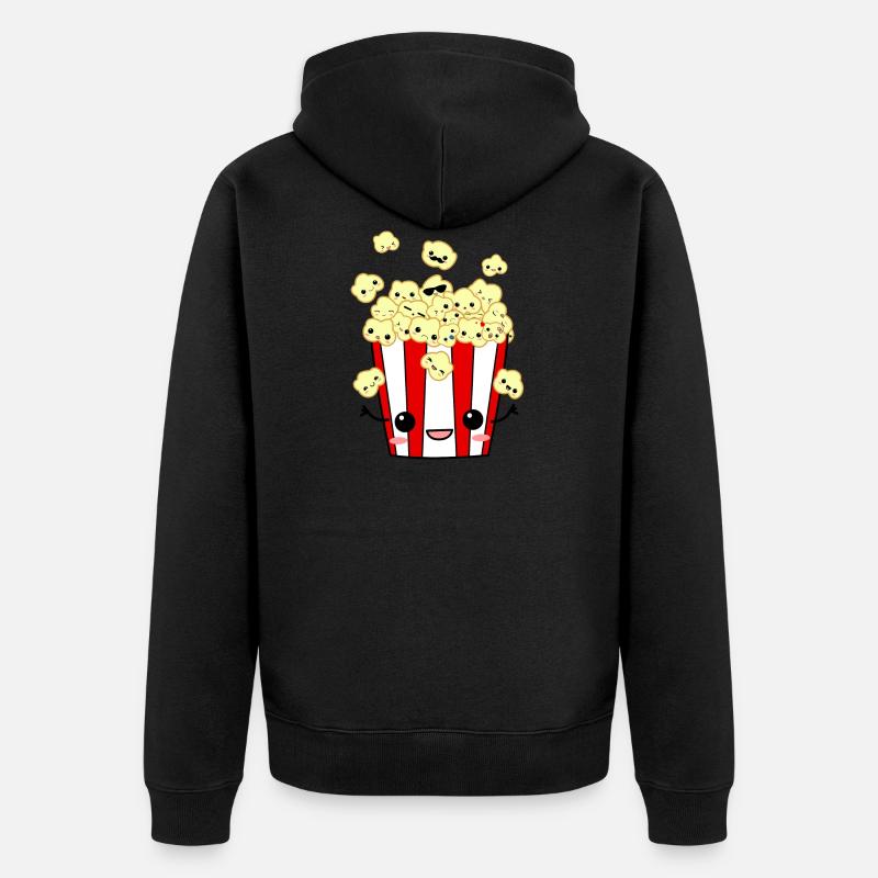 PopCorn - Veste à capuche bio Premium Unisexe - noir