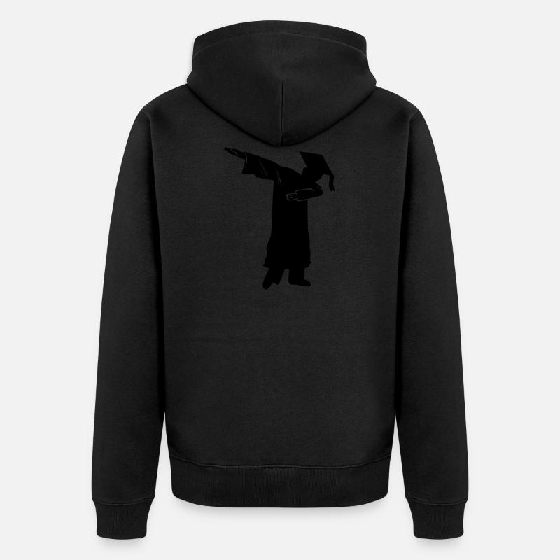 Diplômé Dabbing Dab - Veste à capuche bio Premium Unisexe - noir