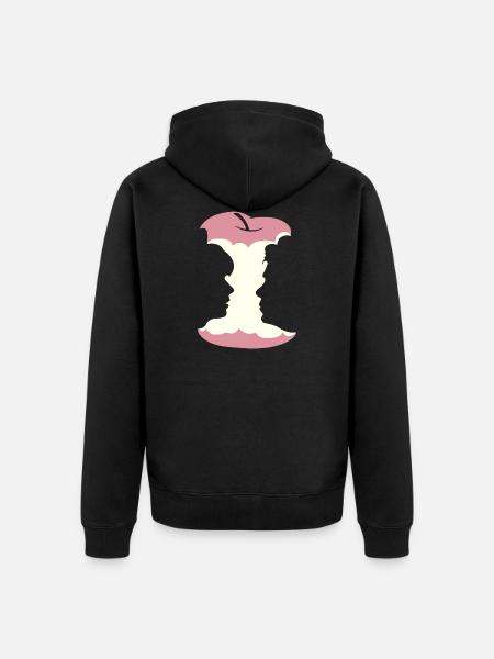 VexierBild (Apple Edition) - Unisex Premium Organic Zip Hoodie - black