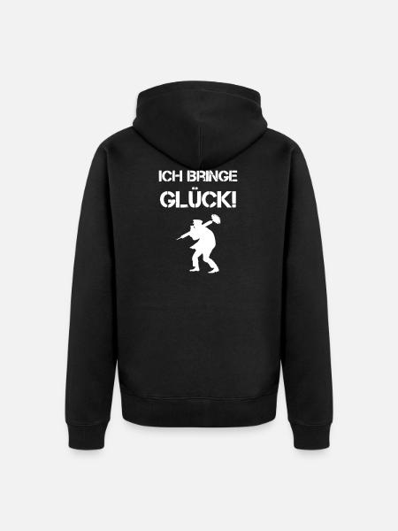 Schornsteinfeger - Unisex Premium Bio Zip Hoodie - Schwarz