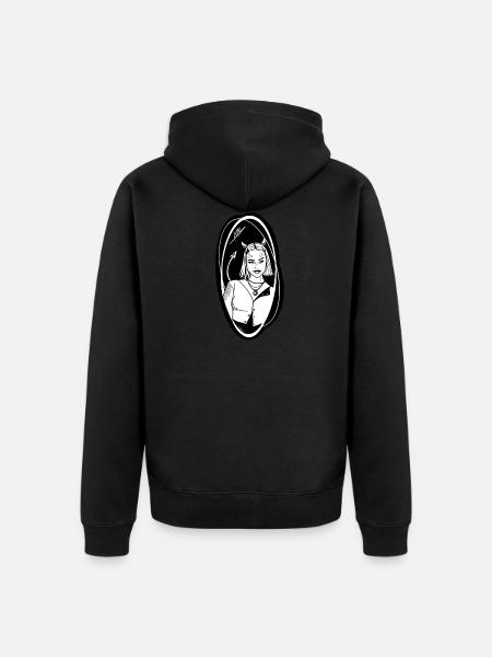 She Devil - Unisex Premium Organic Zip Hoodie - black