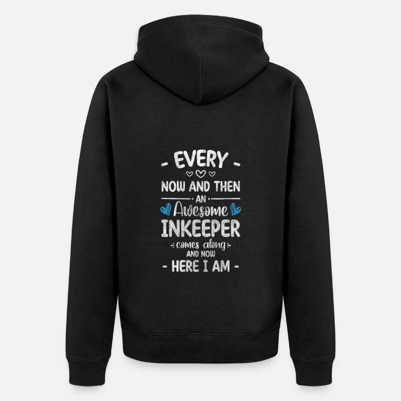 Taverne Restaurant Économie - Veste à capuche bio Premium Unisexe - noir