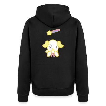 KawaiiDOGGOS - Tirage « Shooting Star » de Twinkle - Veste à capuche bio Premium Unisexe - noir - Dos - Nico (187cm)