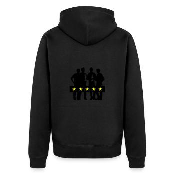 Bachelor Party Bachelor Party - Unisex Premium Organic Zip Hoodie - black - Back - Nico (187cm)