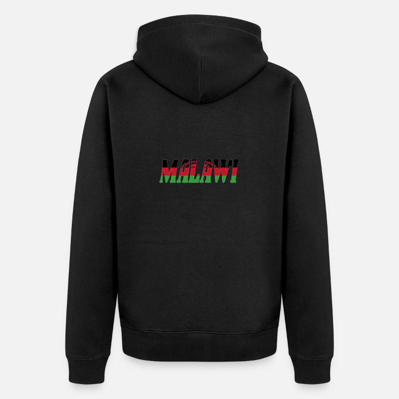 Malawi - Veste à capuche bio Premium Unisexe - noir