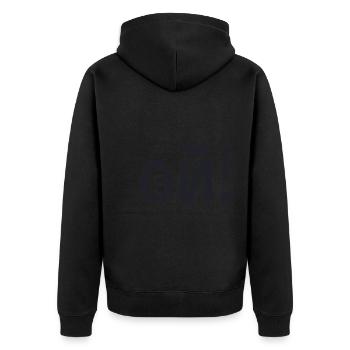 Oh Oh Saying in Russian Russak Russia Costume - Unisex Premium Organic Zip Hoodie - black - Back - Nico (187cm)