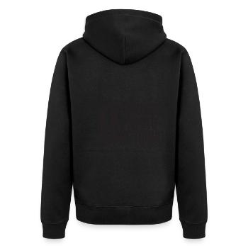 I am good saying in Russian Russak Russia - Unisex Premium Organic Zip Hoodie - black - Back - Nico (187cm)