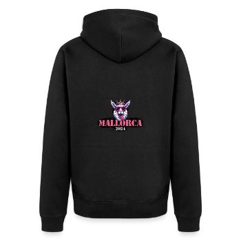 Mallorca 2024 Alpaga - Veste à capuche bio Premium Unisexe - noir - Dos - Nico (187cm)