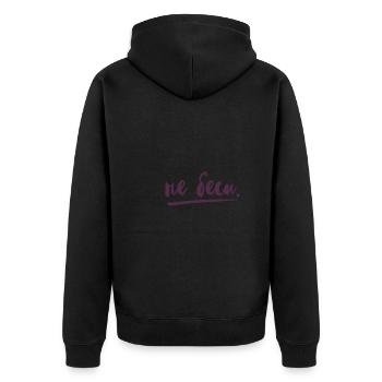 Ne me dérangez pas de dire pour les femmes russes - Veste à capuche bio Premium Unisexe - noir - Dos - Nico (187cm)