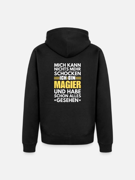 Mage non électrocutable - Veste à capuche bio Premium Unisexe - noir