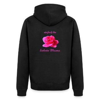 Très chère maman Fête des Mères - Veste à capuche bio Premium Unisexe - noir - Dos - Nico (187cm)