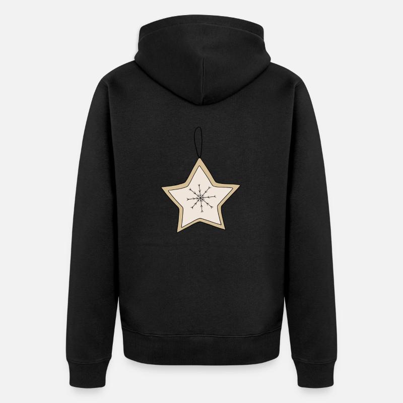 Poinsettia - Veste à capuche bio Premium Unisexe - noir