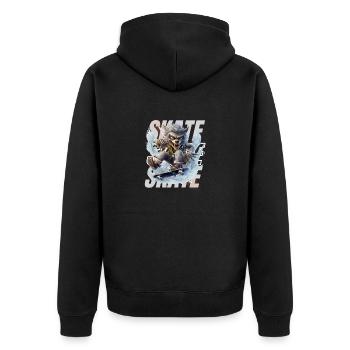 Urban Skating Werewolf: Beast Action Tshirt - Veste à capuche bio Premium Unisexe - noir - Dos - Nico (187cm)