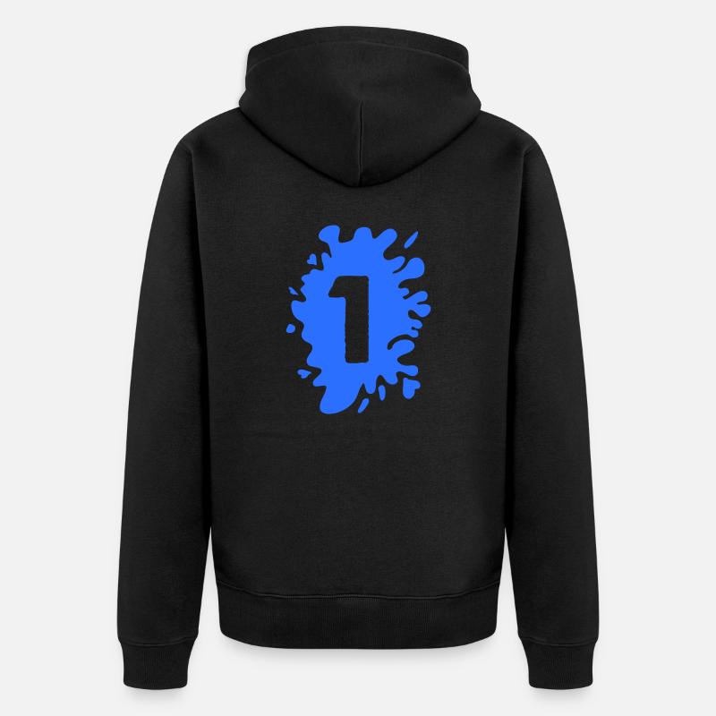 Blobs 1 - Veste à capuche bio Premium Unisexe - noir