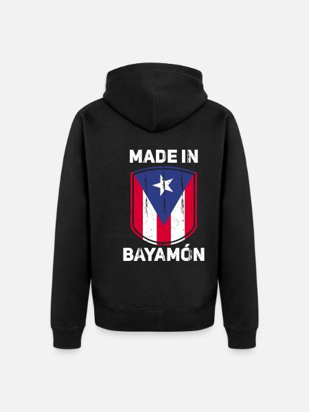 Puerto Rico - Unisex Premium Organic Zip Hoodie - black