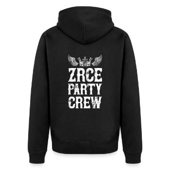 Équipe de vacances de la fête Zrce - Veste à capuche bio Premium Unisexe - noir - Dos - Nico (187cm)