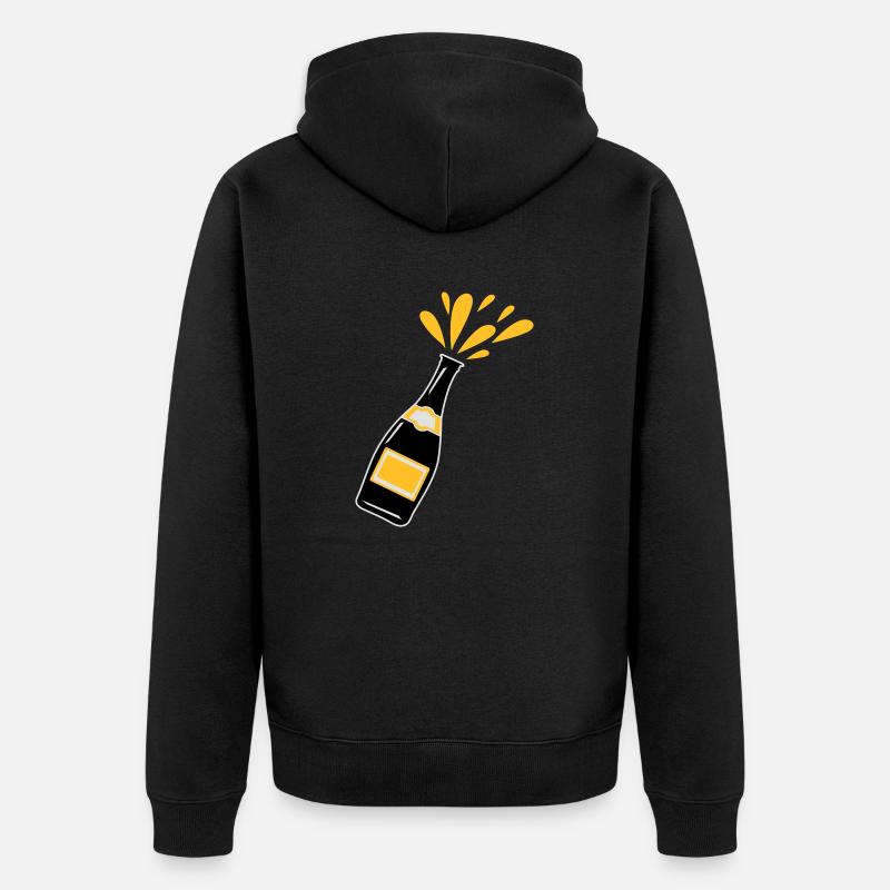 schampus - Veste à capuche bio Premium Unisexe - noir