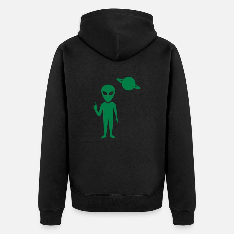 Alien - Veste à capuche bio Premium Unisexe - noir