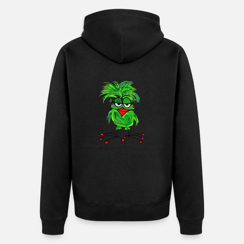 Les Fladders - Dis juste - Veste à capuche bio Premium Unisexe - noir