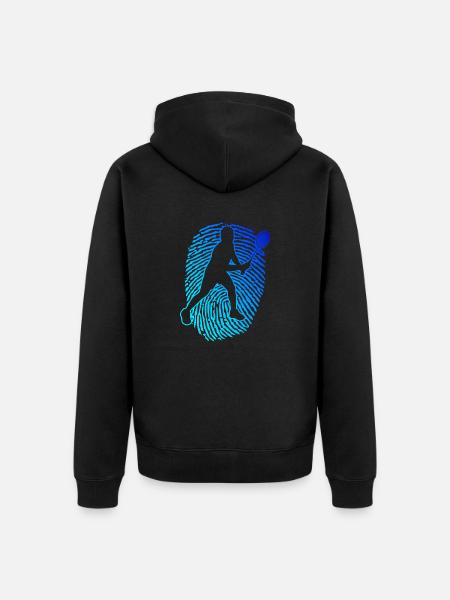 Badminton Badminton Player Squash Badminton - Unisex Premium Organic Zip Hoodie - black