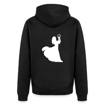 Danse Danse Musique - Veste à capuche bio Premium Unisexe - noir - Dos - Nico (187cm)