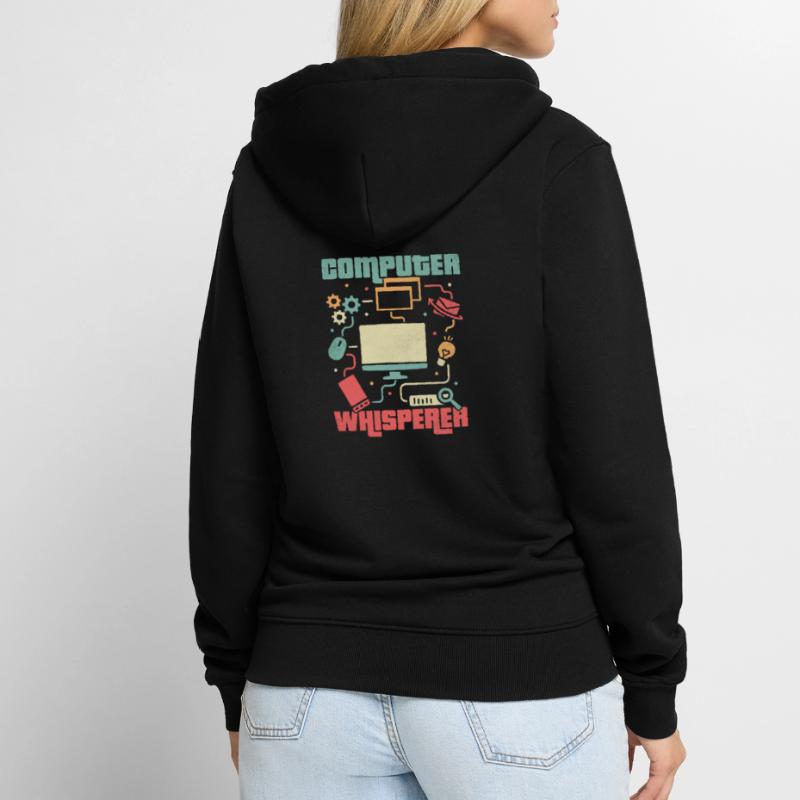 Don't Worry I'm From Tech Support IT Sysadmin Comp Unisex Premium Organic Zip Hoodie