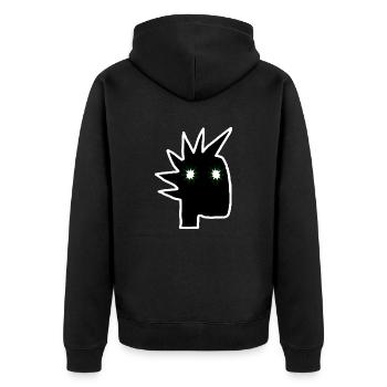Punk Rock Pogo Anarchie Punks Punk Rocker Punk - Veste à capuche bio Premium Unisexe - noir - Dos - Nico (187cm)